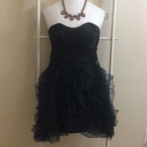 Black 2 in 1 Zac Posen Cocktail Dress